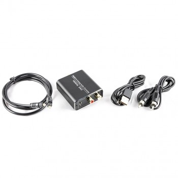 DAC Converter 192 kHz Digital/Toslink to Analog RCA L/R Audio Converter Adapter USB DAC Converter 192 kHz Digital/Toslink to Analog RCA L/R Audio Converter Adapter USB