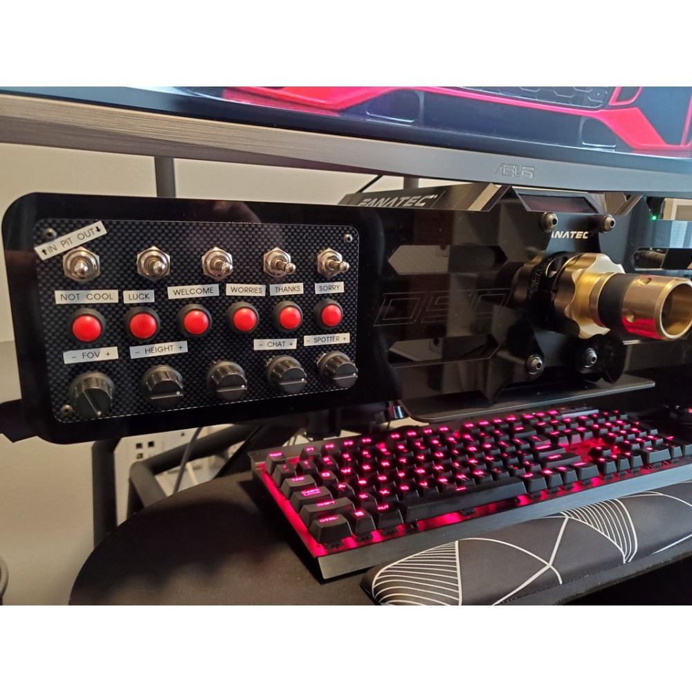 DSD Button Box Pack for Fanatec Podium Wheel DSD Button Box Pack for Fanatec Podium Wheel