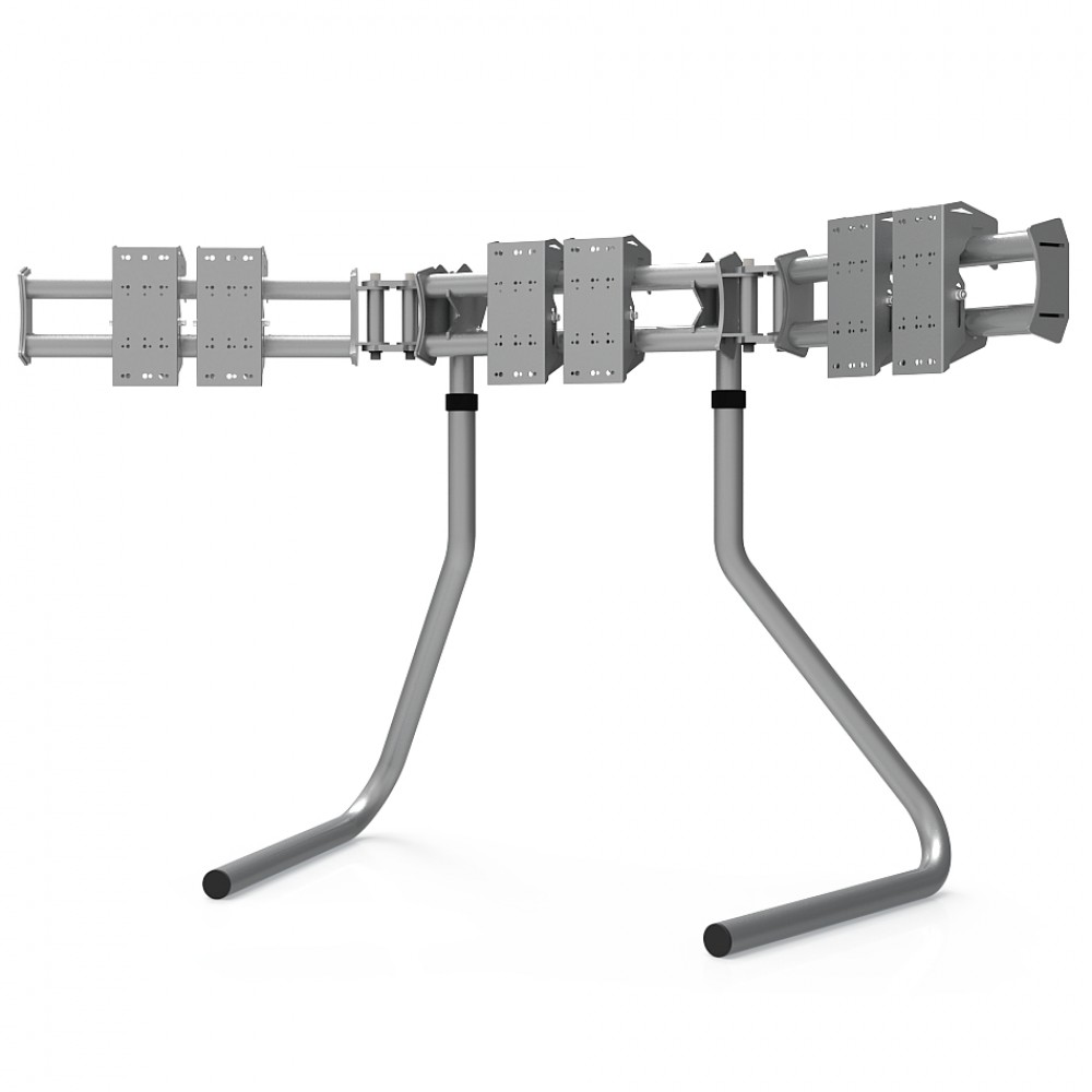 RS STAND T3L Silver V2 - Triple screen up to 3x32 inch RS STAND T3L Silver V2 - Triple screen up to 3x32 inch