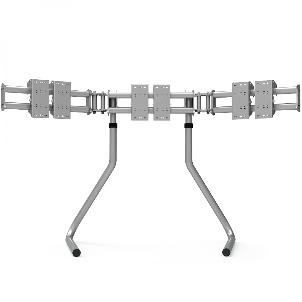 RS STAND T3L Silver V2 - Triple screen up to 3x32 inch RS STAND T3L Silver V2 - Triple screen up to 3x32 inch