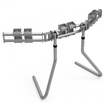 RS STAND T3L Silver V2 - Triple screen up to 3x32 inch RS STAND T3L Silver V2 - Triple screen up to 3x32 inch