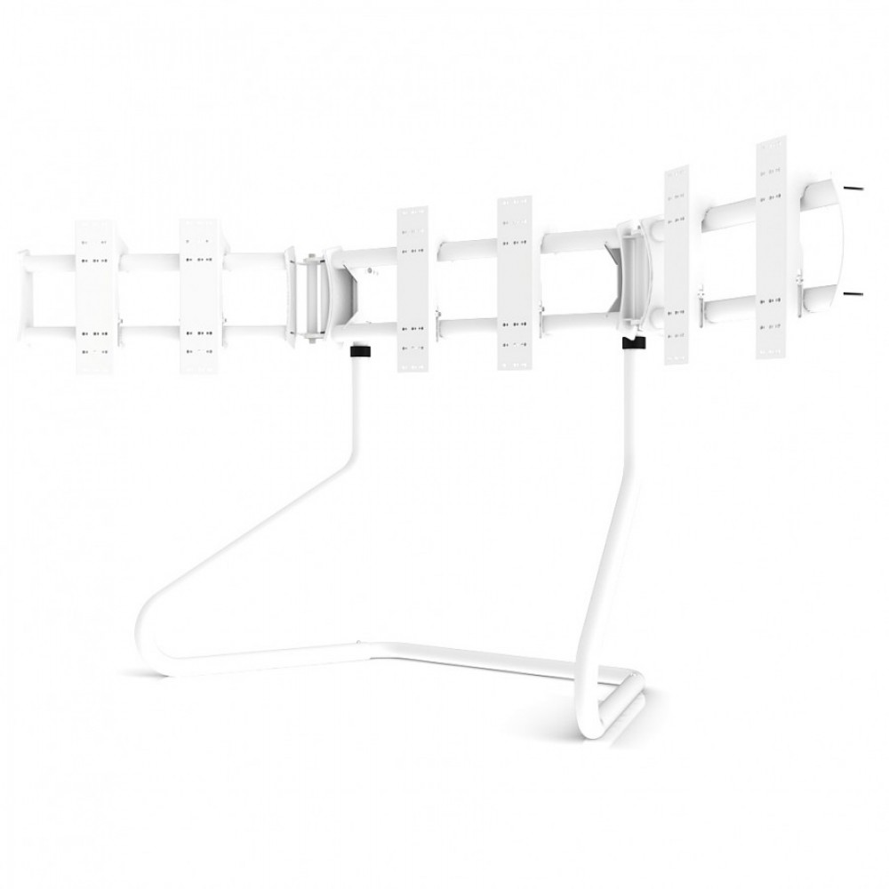 RS STAND T3XL White V2 - TV Stand for up to 3x47inch