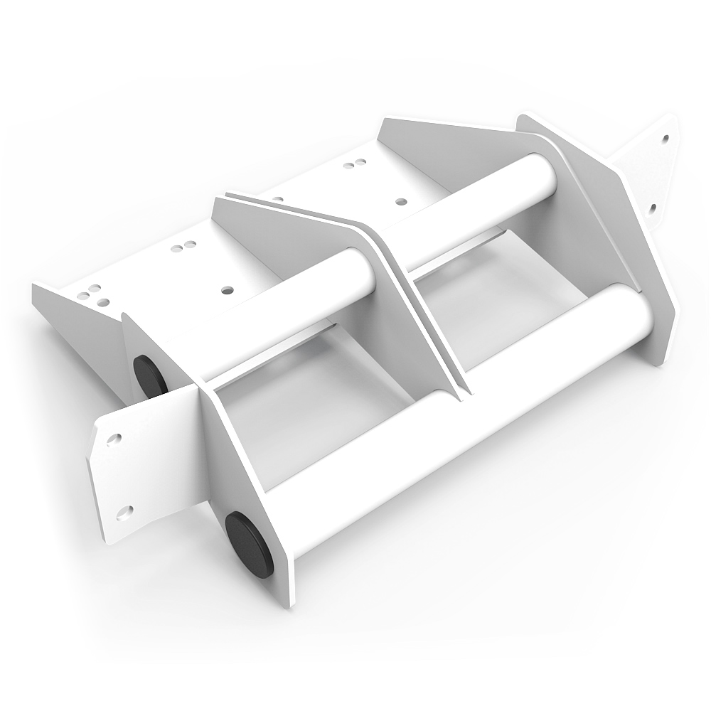 N1 Buttkicker Mount Upgrade kit White