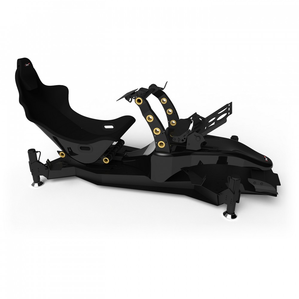 RS Formula M4A Black-Gold Full Motion, Electrical Adjustment of the pedals and seat RS Formula M4A Black-Gold Full Motion, Electrical Adjustment of the pedals and seat