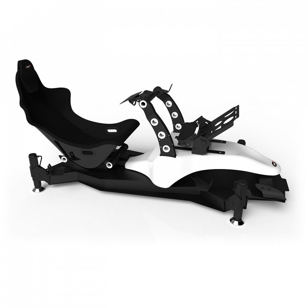 RS Formula M4A Black-White Full Motion, Electrical Adjustment of the pedals and seat RS Formula M4A Black-White Full Motion, Electrical Adjustment of the pedals and seat