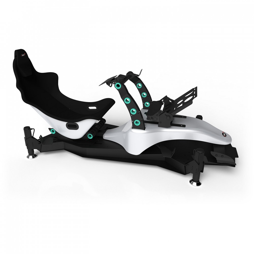 RS Formula M4A Silver-Green Full Motion, Electrical Adjustment of the pedals and seat RS Formula M4A Silver-Green Full Motion, Electrical Adjustment of the pedals and seat