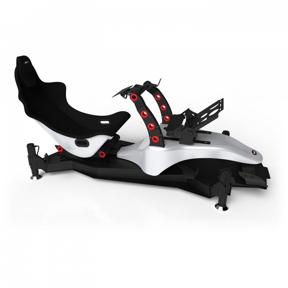 RS Formula M4A Silver-Red Full Motion, Electrical Adjustment of the pedals and seat RS Formula M4A Silver-Red Full Motion, Electrical Adjustment of the pedals and seat